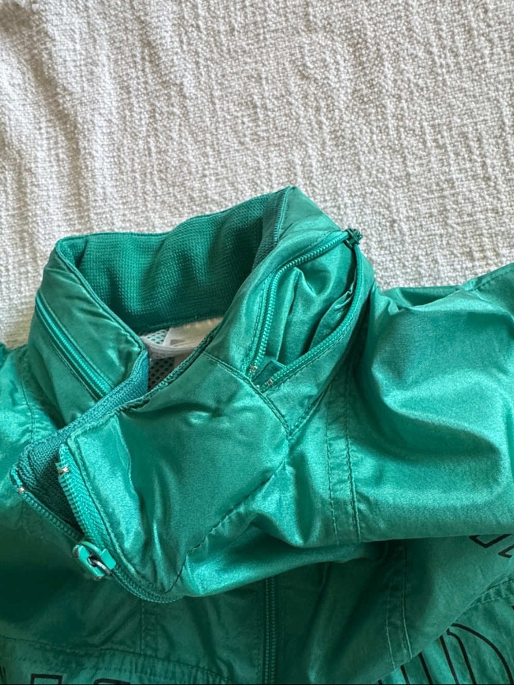 90’s Team Adidas originals vintage Hooded windbreaker men’s Large - Picture 3 of 4